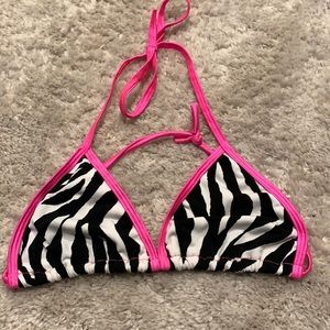 Handmade zebra bikini